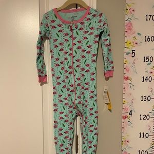 Leveret Pink Flamingo Pajamas 3T